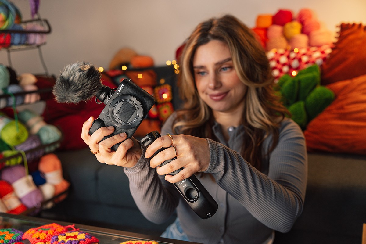 PowerShot V1 mit Handgriff