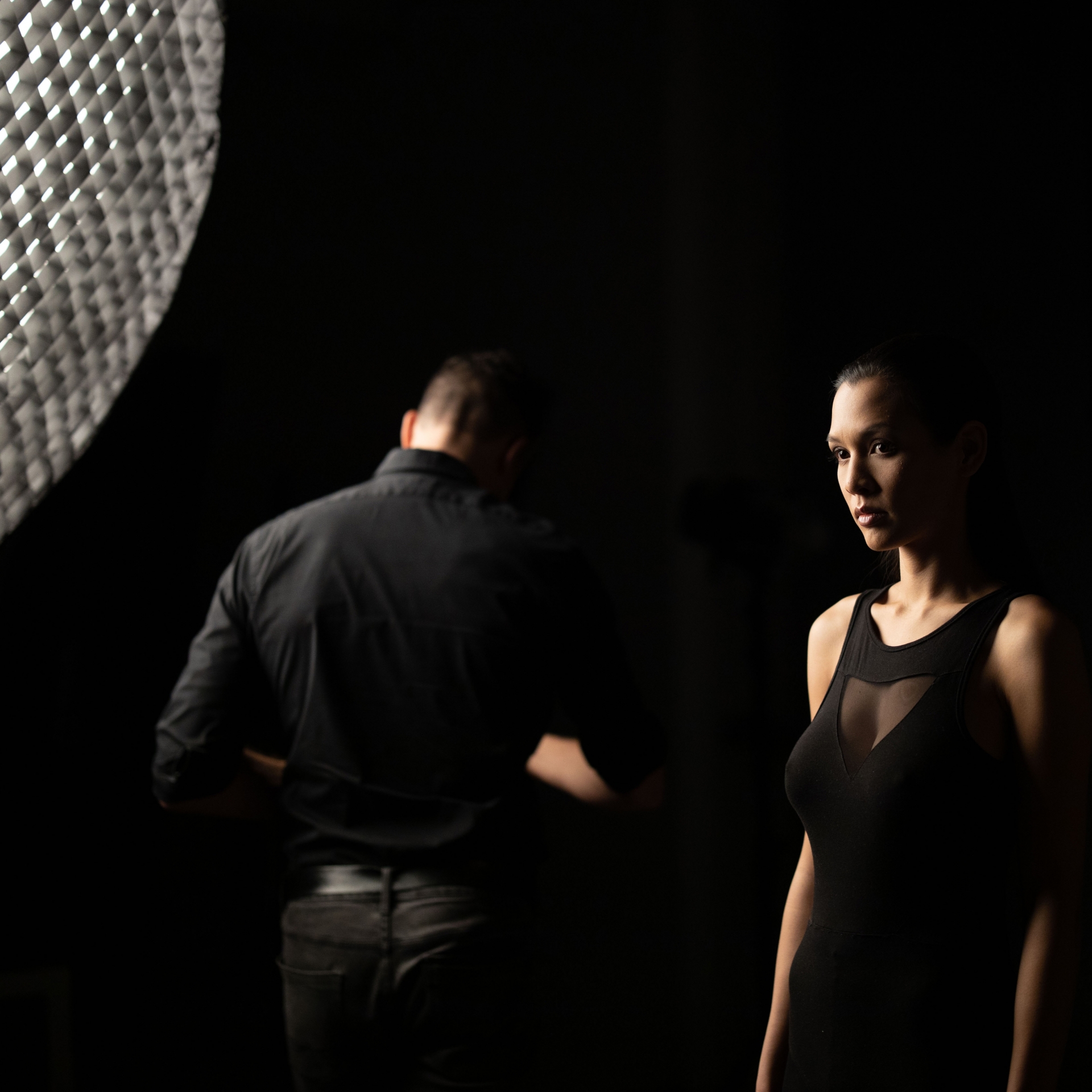 Portrait, Rembrandt Licht, Shooting, Studio