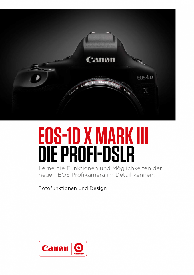 EOS-1D X Mark III Foto Leitfaden